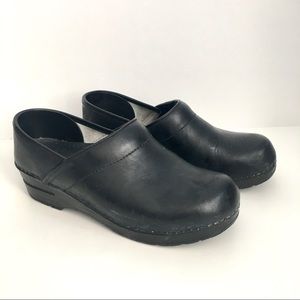 Dansko Black Clogs size 39